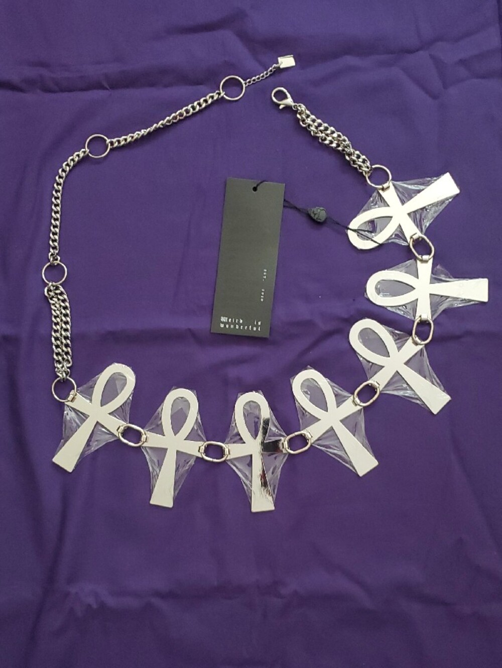 *NWT* Killstar Xena Ankh Belt ( Silver) Statement Belt - Picture 5 of 16